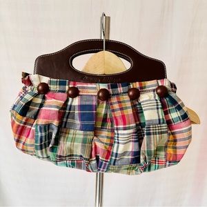 Tommy Hilfiger Madras Patchwork Purse Bag